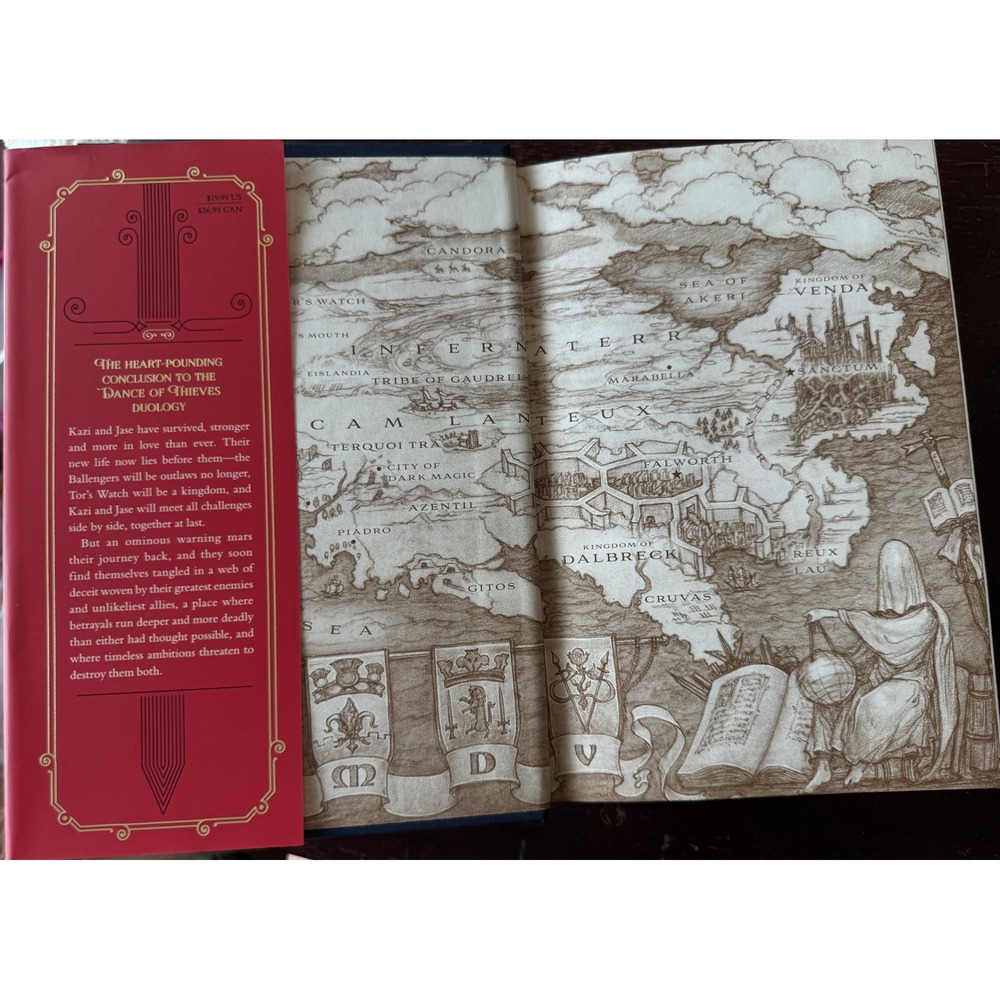 Mary E Pearson Dance Of Thieves Vow Of Thieves Duology 1st Edition Hardcover - Picture 7 of 9